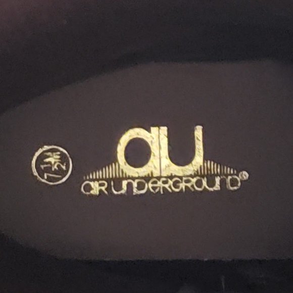 AU Air Underground Womens Moccasin Boot Sz 7 .5 M Chestnut Brown Fringe Mid Calf - Picture 8 of 9